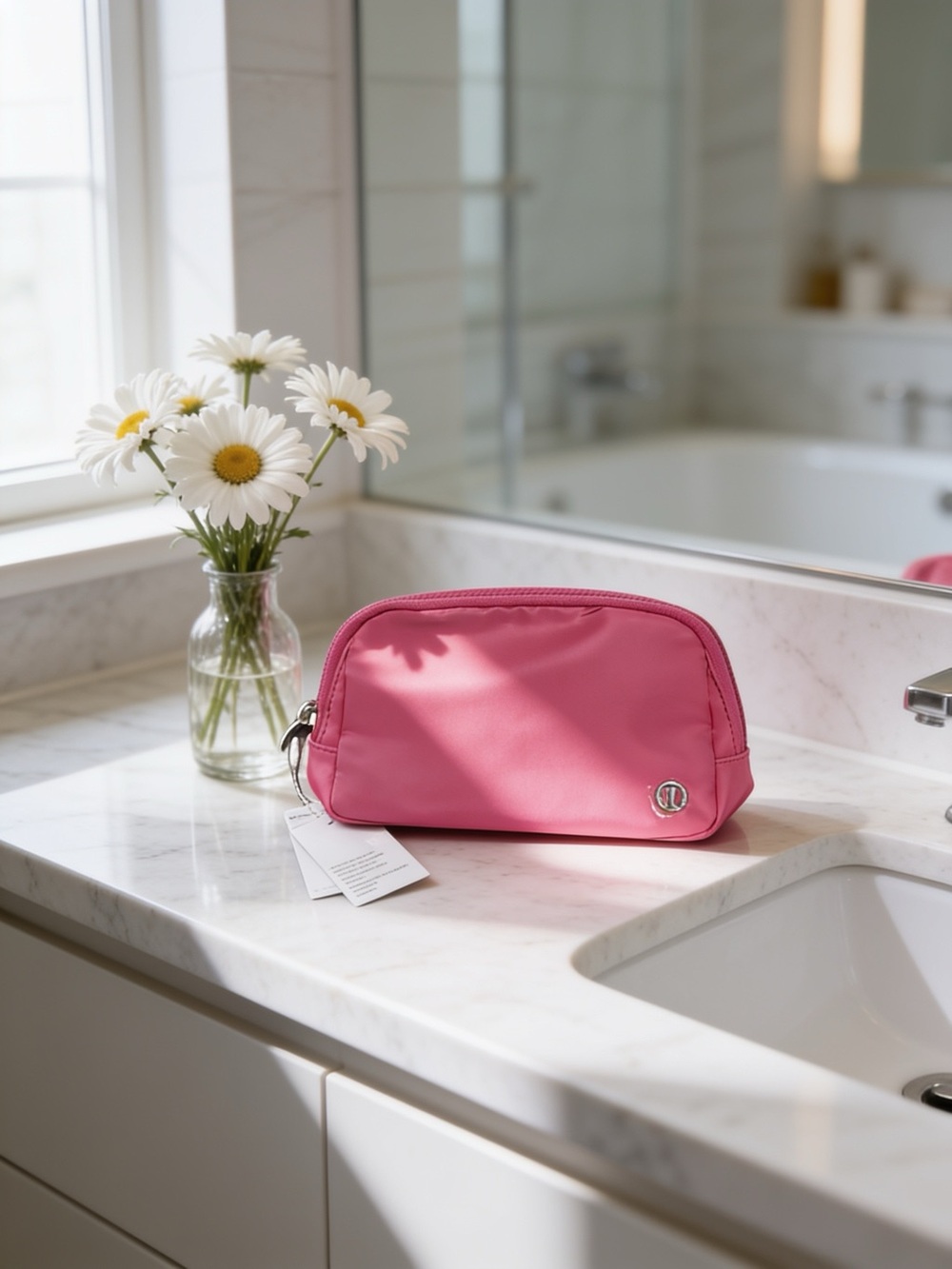 lululemon athletica Pink Nylon Cosmetic Pouch